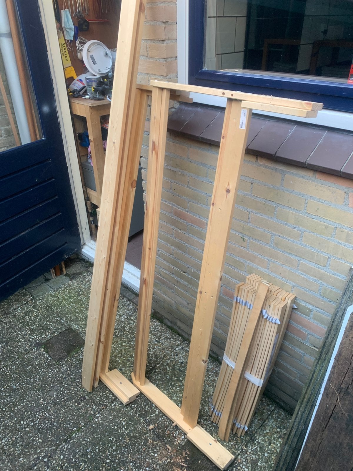 Ikea Neiden bed + 2x ikea luroy, Ophalen, Eenpersoons, Wit, 140 cm
