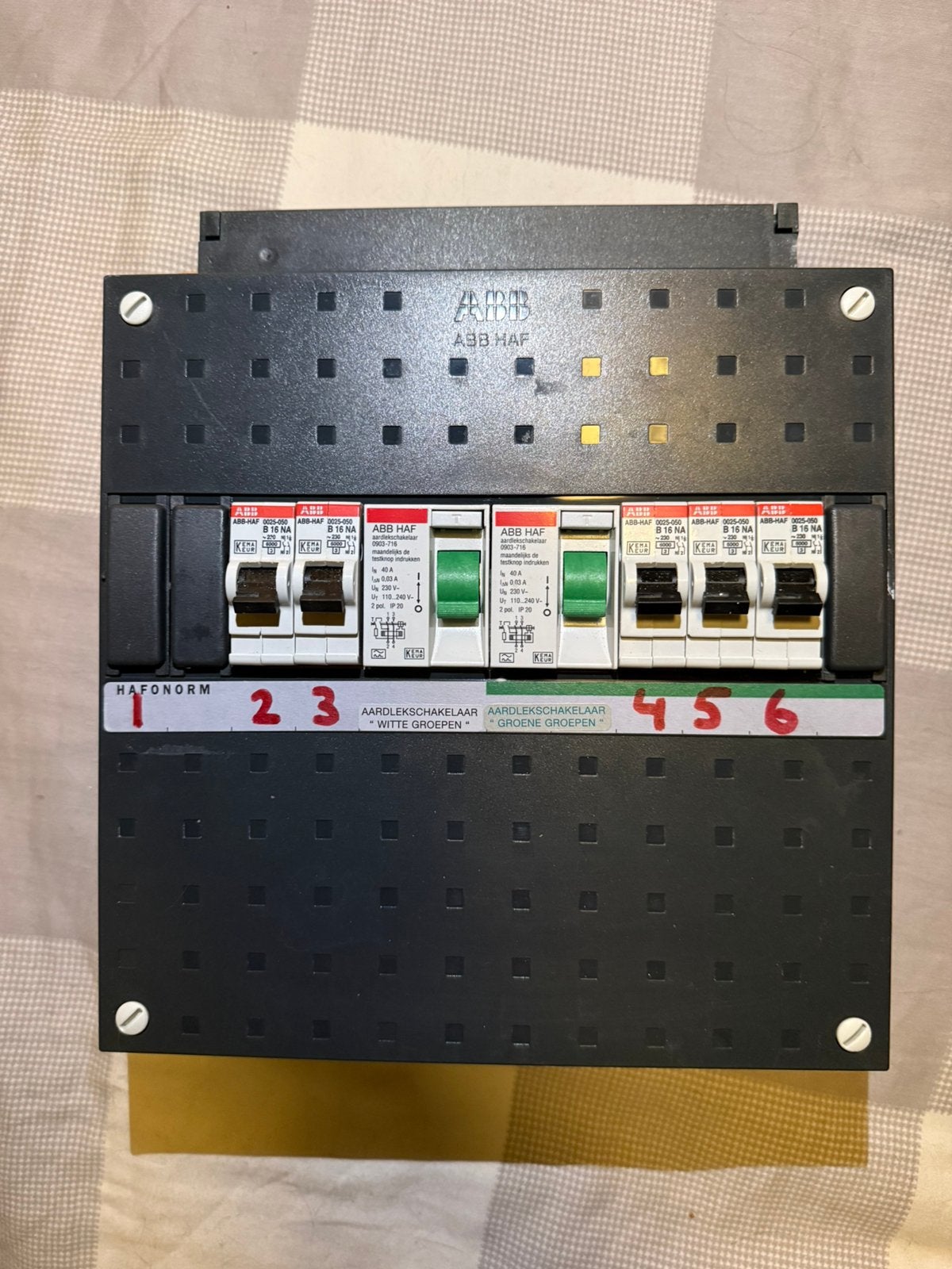 ABB groepenkast, Ophalen of Verzenden, Gebruikt, ABB, Groepenkast
