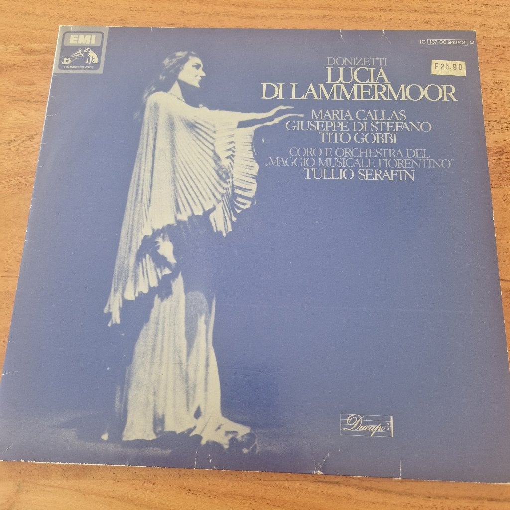 Donizetti: Lucia di Lammermoor—Callas / Di Stefano / Gobbi, LP, Gebruikt, Overige componisten, Opera of Operette
