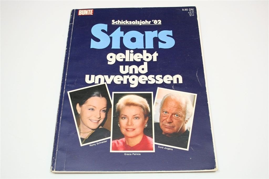 Geliefde Sterren — Romy en Grace Kelly Bunte e.a. 1982 [DE], Ophalen of Verzenden, Gelezen, Europa