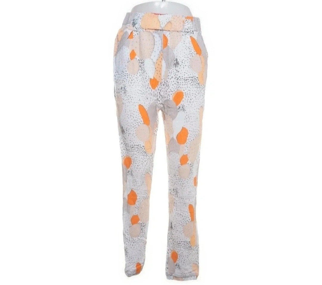 Stine Goya Broek Oranje Print Maat M, Maat 38/40 (M), Verzenden, Oranje, Zo goed als nieuw
