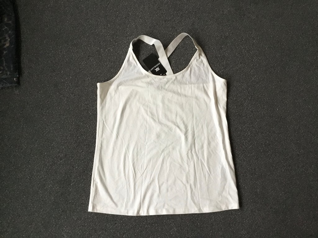 Kruisband top, Kleding | Dames, Wit, Maat 46/48 (XL) of groter, Nieuw, Ophalen of Verzenden