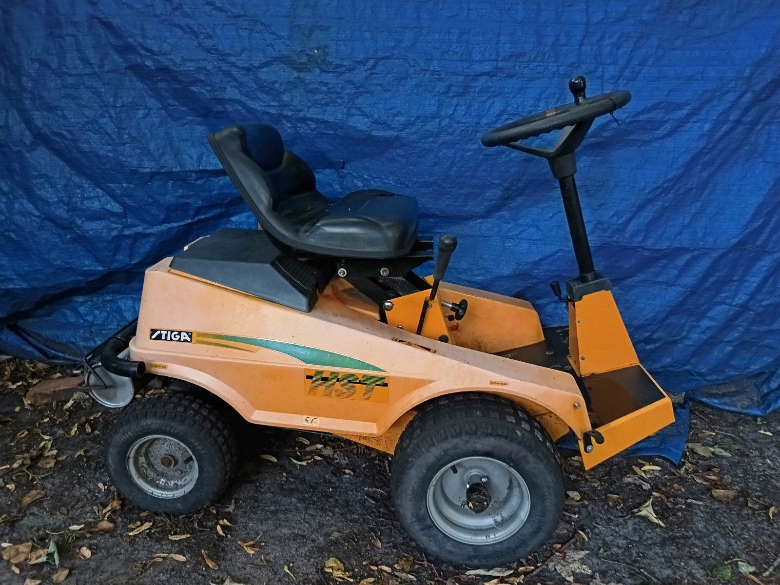 Stiga villa hst 12.5 pk met motorschade, Tuin en Terras, Zitmaaiers, Ophalen