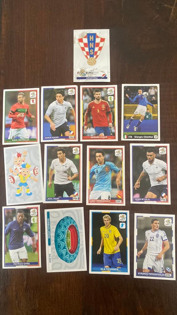 Voetbalplaatjes Euro 2012, Ophalen of Verzenden, Zo goed als nieuw, Buitenlandse clubs, Poster, Plaatje of Sticker