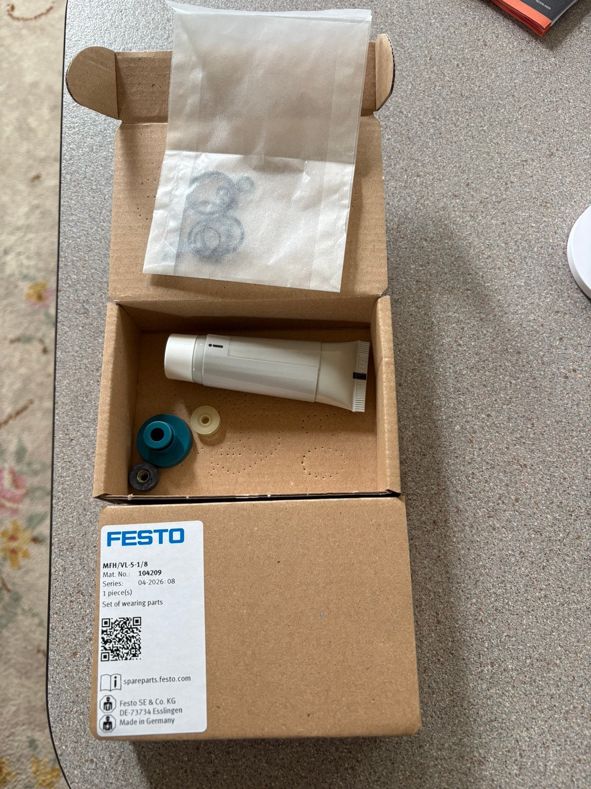Revisieset 104209 voor Festo ventiel MFH/VL-5-1/8 nieuw, Ophalen of Verzenden, Nieuw