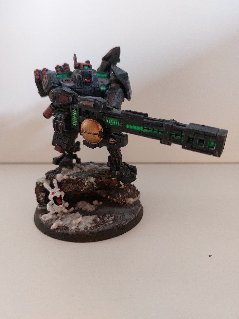 Tau xv88 broadside battlesuit, Gebruikt, Figuurtje(s), Ophalen of Verzenden, Warhammer 40000