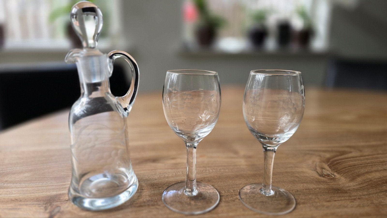 mooi setje karaf met glaadjes, Ophalen of Verzenden, Gebruikt, Overige typen