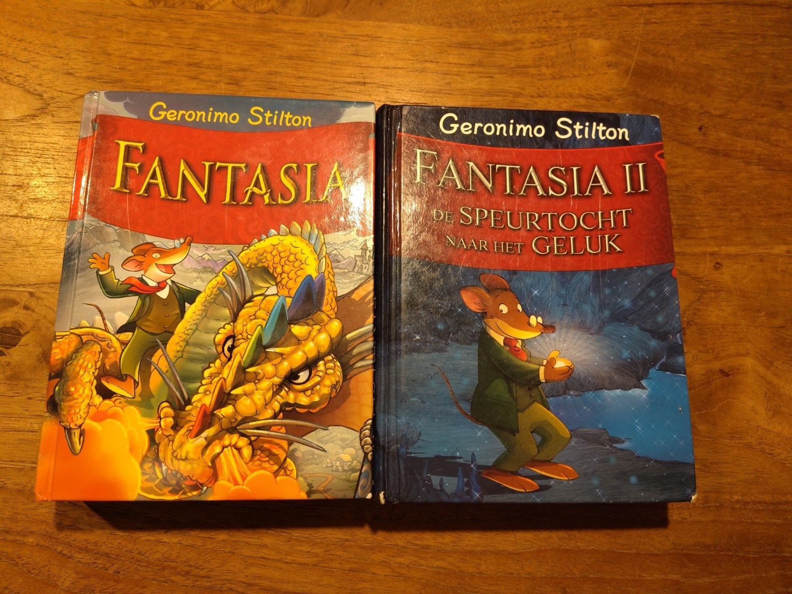 Geronimo Stilton: Fantasia & Fantasia II Boeken, Boeken, Ophalen of Verzenden, Gelezen, Geronimo Stilton