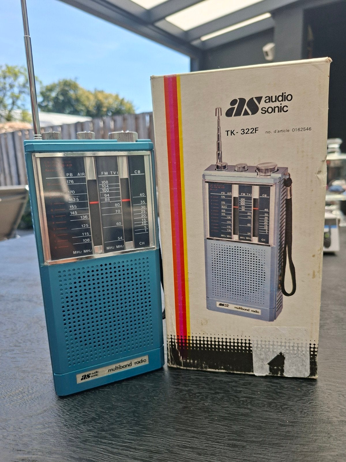 Audio Sonic TK-322F Multiband Radio - Vintage Ontvanger, Ophalen of Verzenden, Gebruikt, Transistorradio