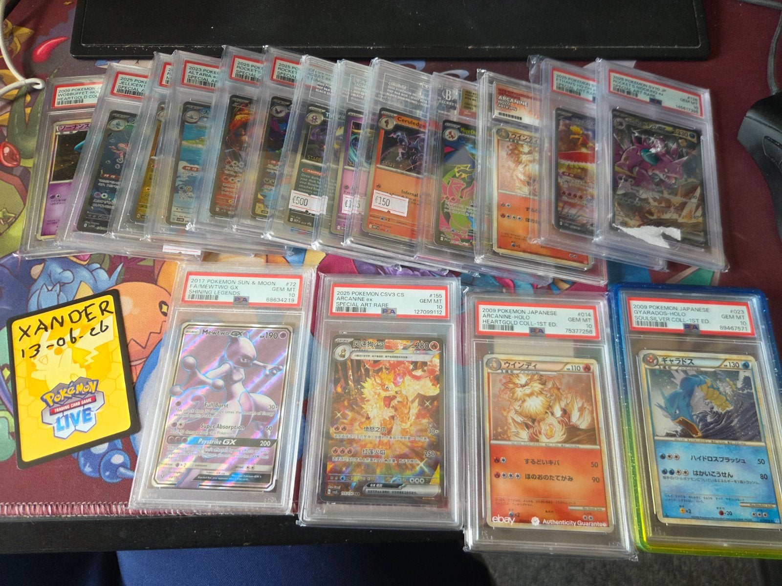 Grote collectie PSA/TAG/bgs Graded Pokémon kaarten, Ophalen of Verzenden, Zo goed als nieuw, Meerdere kaarten, Foil