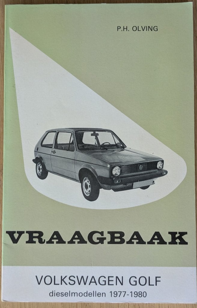 Vraagbaak Volkswagen Golf dieselmodellen 1977-1980, Ophalen of Verzenden