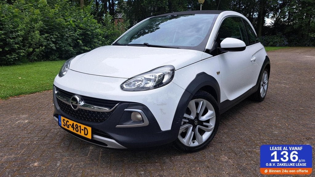 Opel ADAM 1.0 Turbo Rocks OPEN DAK 17" LMV CLIMA DEALER OH!, Auto's, Opel, Voorwielaandrijving, ADAM, 1041 kg, 4 stoelen
