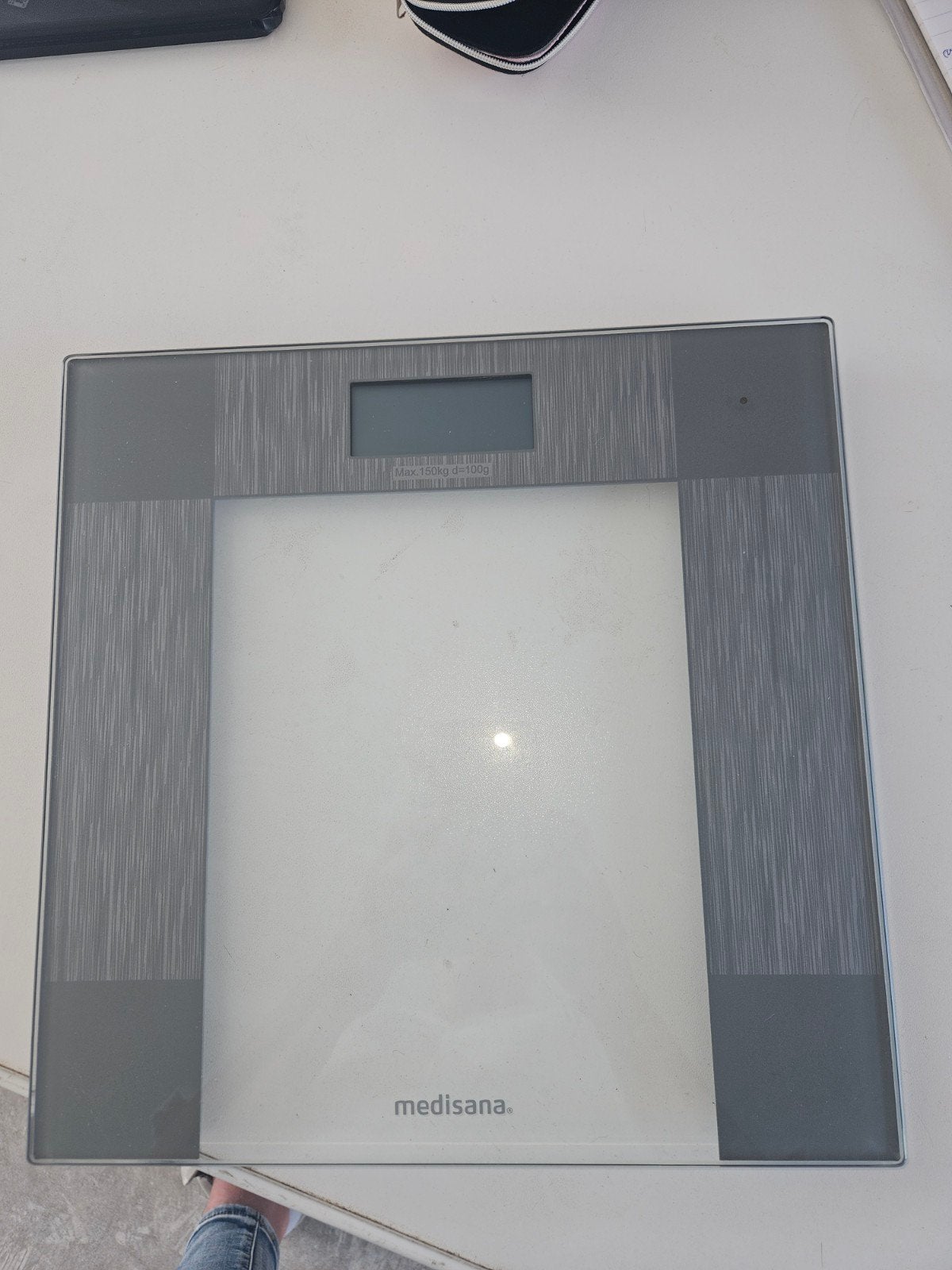 Medisana personen weegschaal, Ophalen, 1 tot 500 gram, 100 kg of meer, Zo goed als nieuw