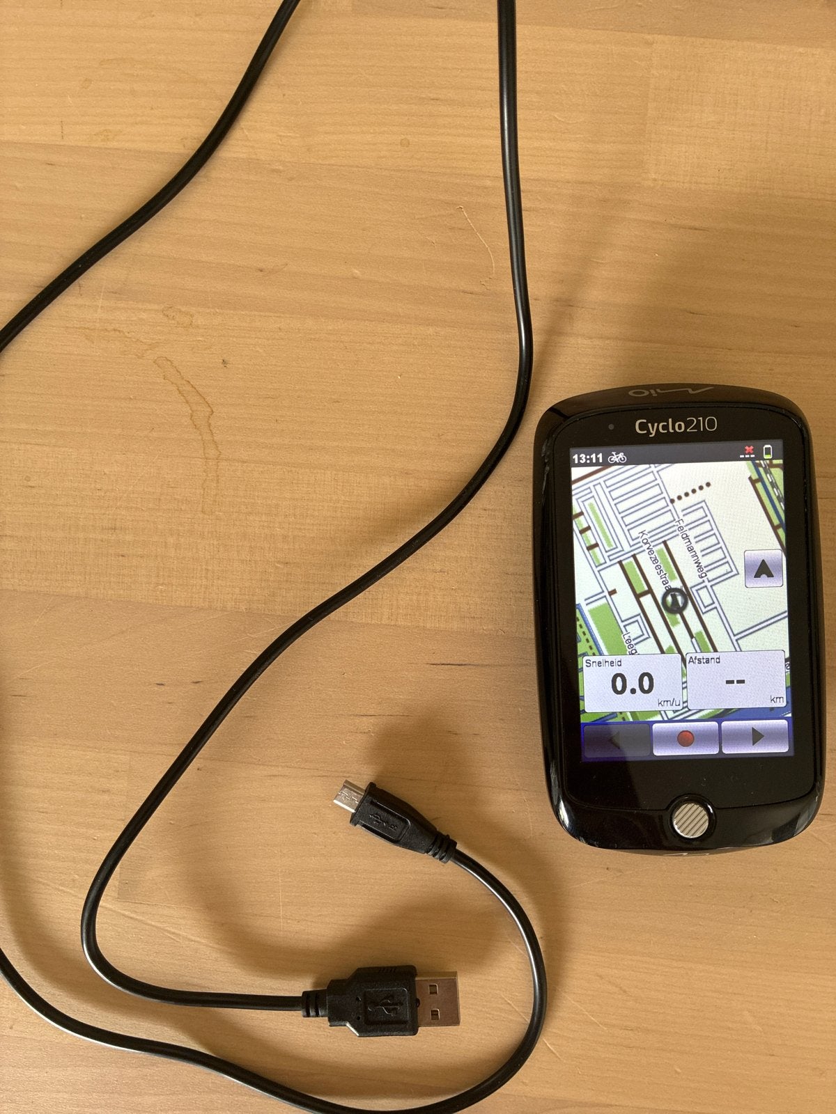 Mio Cyclo 210 fietsnavigatie met GPS, Ophalen of Verzenden, GPS, Gebruikt