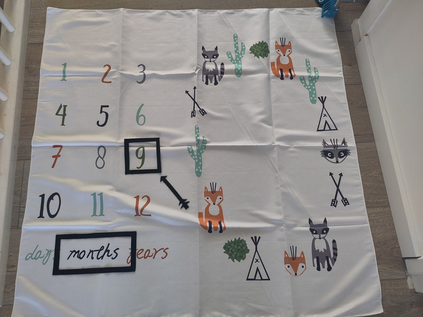 Baby mijlpaal doek, Ophalen of Verzenden, Zo goed als nieuw