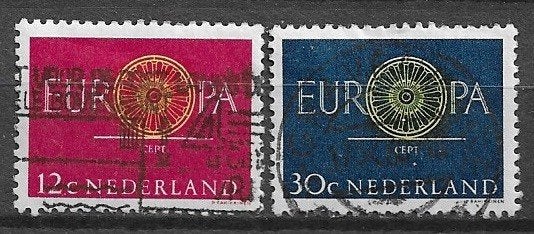 Nederland nvph 745-746 gestempeld (1) cw 1.00, Ophalen of Verzenden, Na 1940, Gestempeld