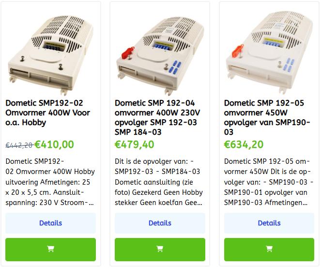 Dometic Omvormers vele modellen uit voorraad leverbaar!, Caravans en Kamperen, Caravan accessoires, Nieuw, Ophalen of Verzenden