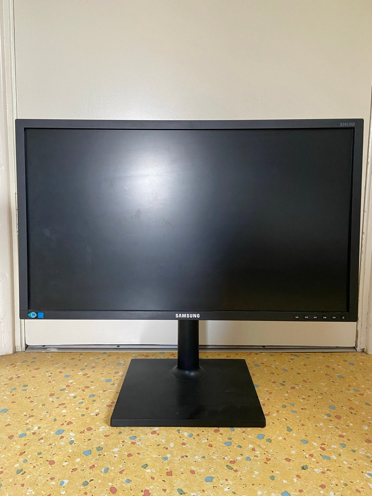 Samsung S24C450 Monitor Computerscherm - 24 inch Full HD, Ophalen, Gebruikt, Full HD, Kantelbaar