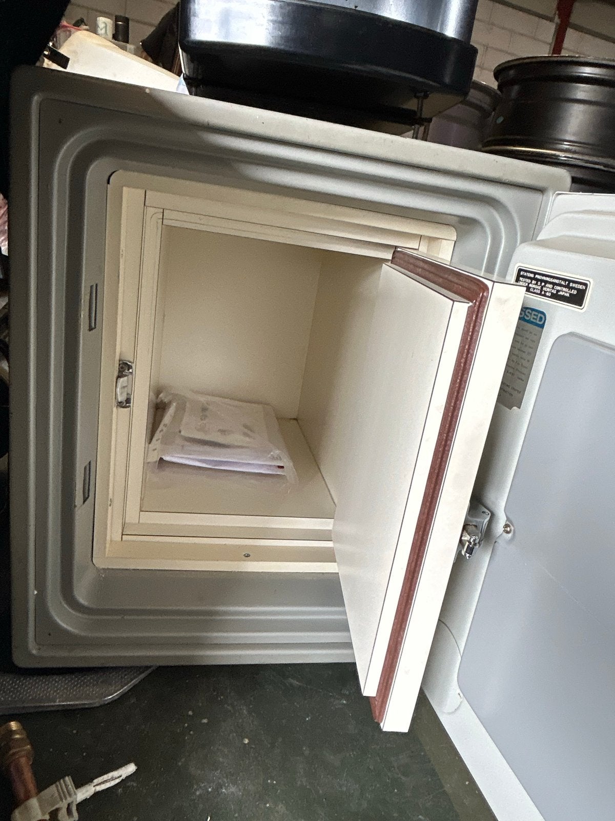 Professionele Zware Kluis met Sleutel - Asvel DATA Safe, Huis en Inrichting, Brandblussers en Brandkasten, Ophalen of Verzenden