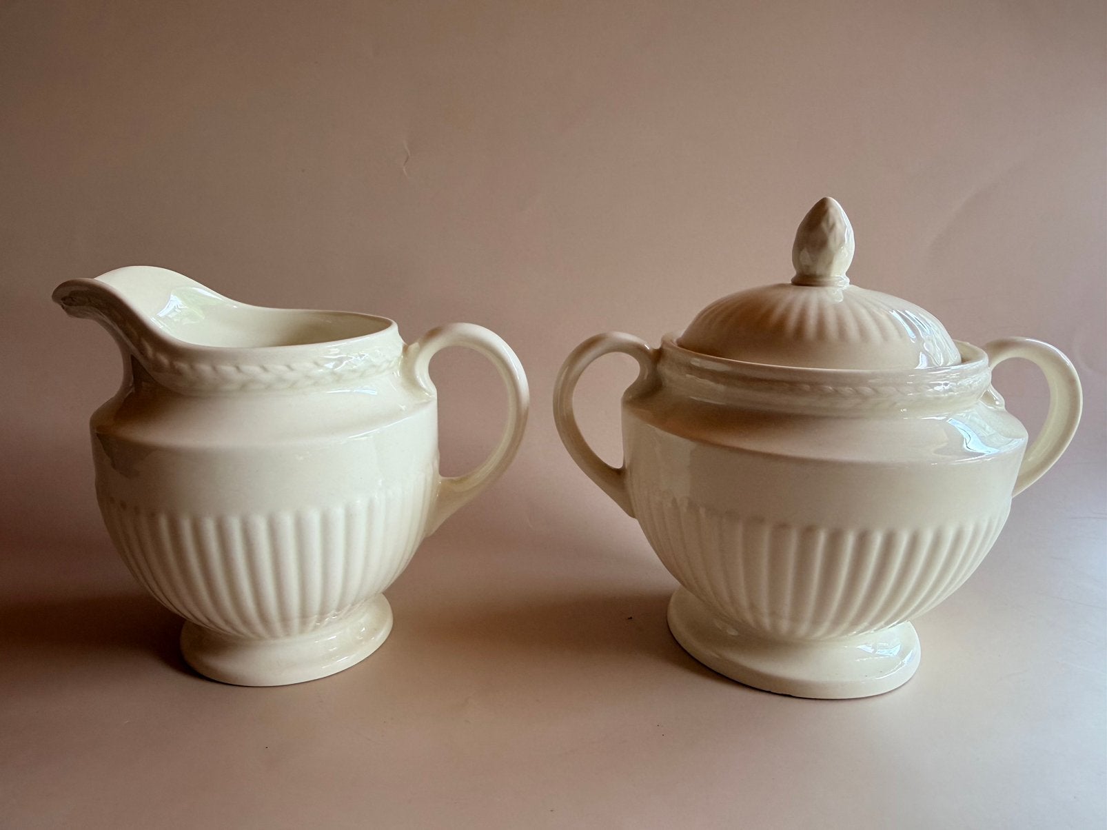 Klassiek Wedgwood Edme (Suikerpot & Melkkannetje) – Vintage, Ophalen of Verzenden