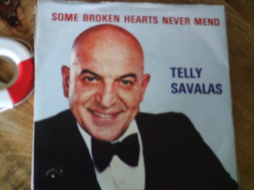 telly savalas - some broken hearts never mend 11mei, Cd's en Dvd's, 7 inch, Ophalen of Verzenden, Pop, Single