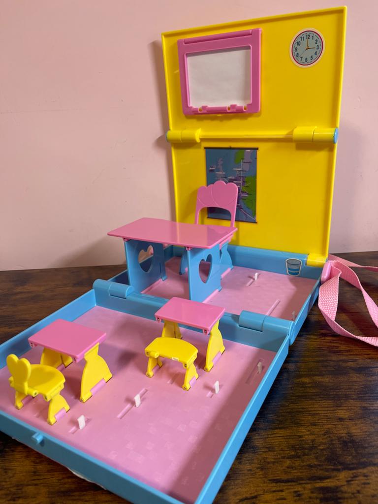 Vintage Sindy Mallette Ecole School Speelset, Ophalen of Verzenden