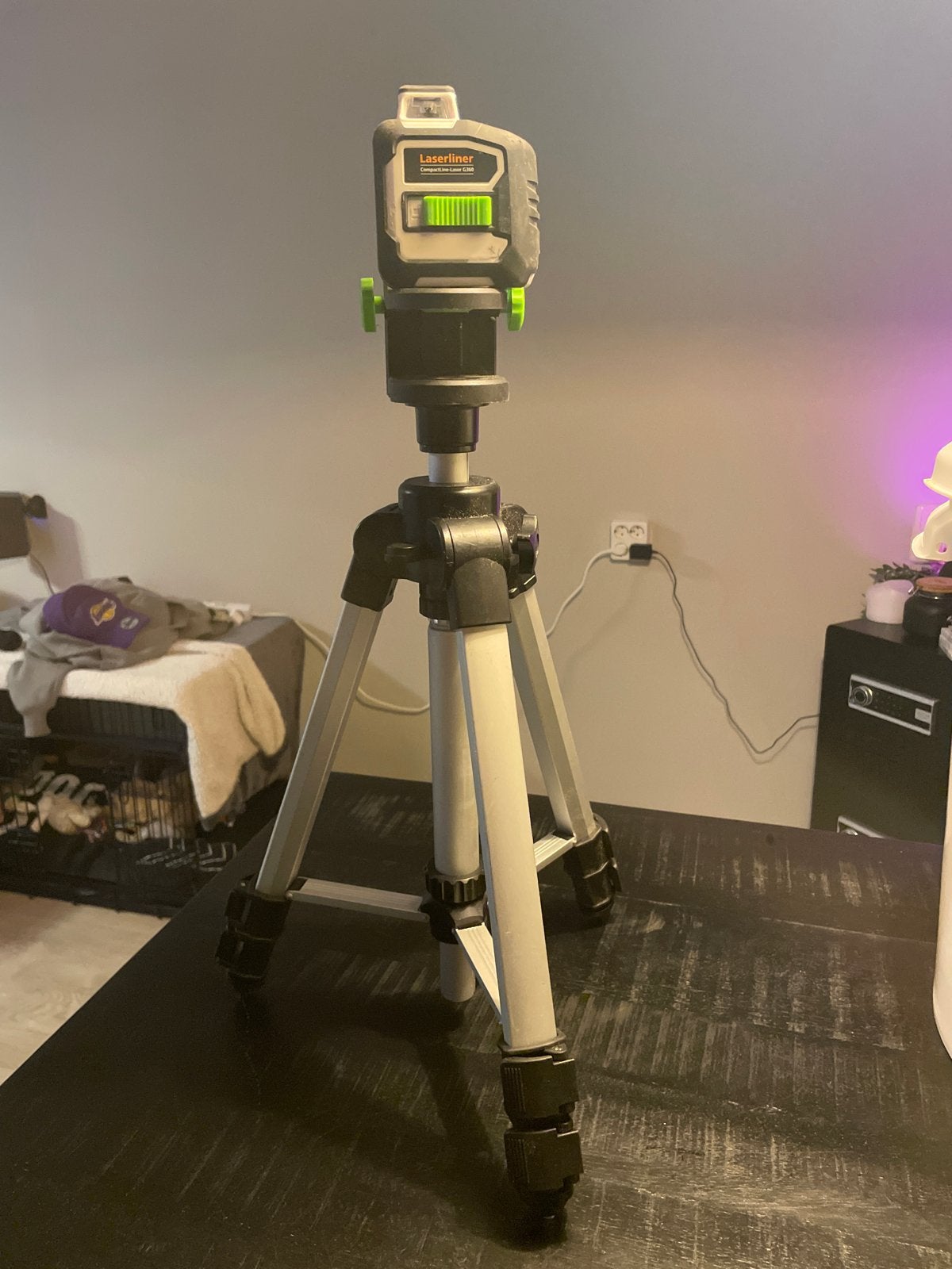 Laserliner CompactLine-Laser G360 met statief, Ophalen, Gebruikt, Overige meters