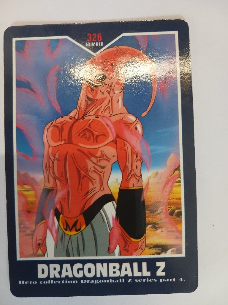 Dragonball Z Hero Collection Kaart part 2 - Majin Buu  1995, Verzenden, Zo goed als nieuw, Losse kaart