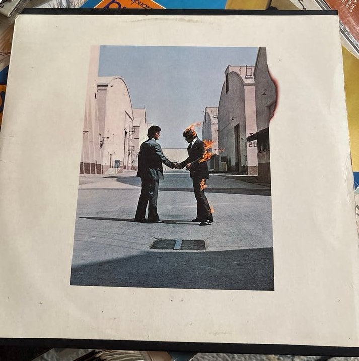 Pink Floyd - Wish You Were Here LP (1975), Cd's en Dvd's, Vinyl | Pop, LP, Rock, Gebruikt, Verzenden