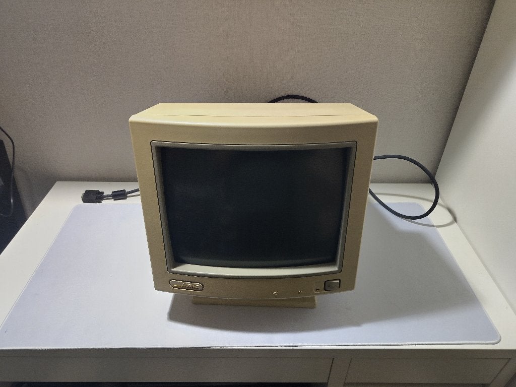 Retro Compaq 420T CRT monitor, project voor de hobbyist, Computers en Software, Vintage Computers, Ophalen, Compaq
