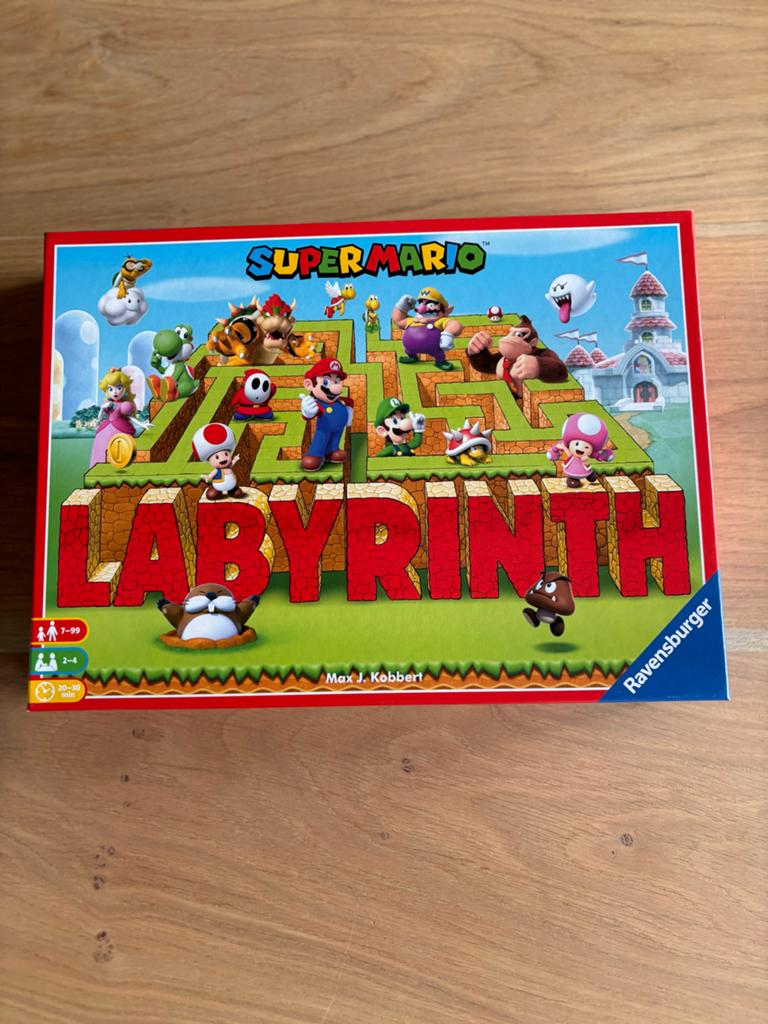 Nieuw Super Mario Labyrinth Bordspel Ravensburger, Een of twee spelers, Ophalen of Verzenden, Nieuw