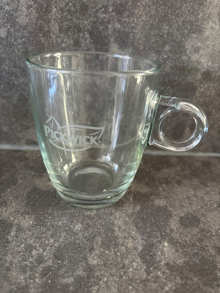 Pickwick theeglas, Ophalen, Glas of Glazen, Nieuw, Glas