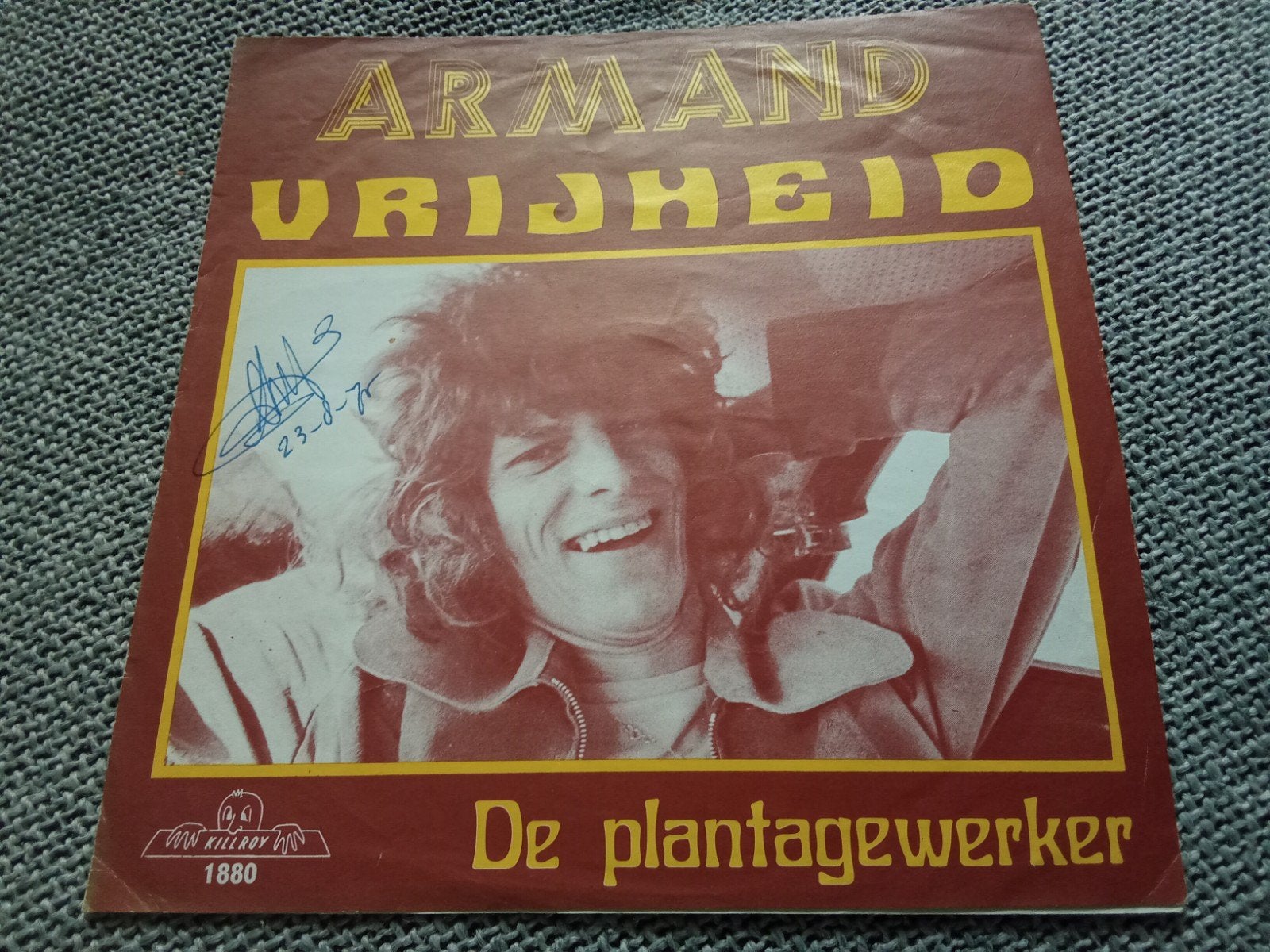 ARMAND VRIJHEID ORGINELE KILLROY RECORD 1880, Ophalen of Verzenden, Zo goed als nieuw, Overige formaten, Levenslied of Smartlap