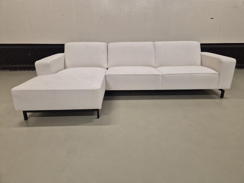 SHOWROOM OUTLET - Hoekbank Georgia - Wit - Design - Trend, Laan der Techniek 21, Veenendaal, 250 tot 300 cm, JC Furniture, Nieuw