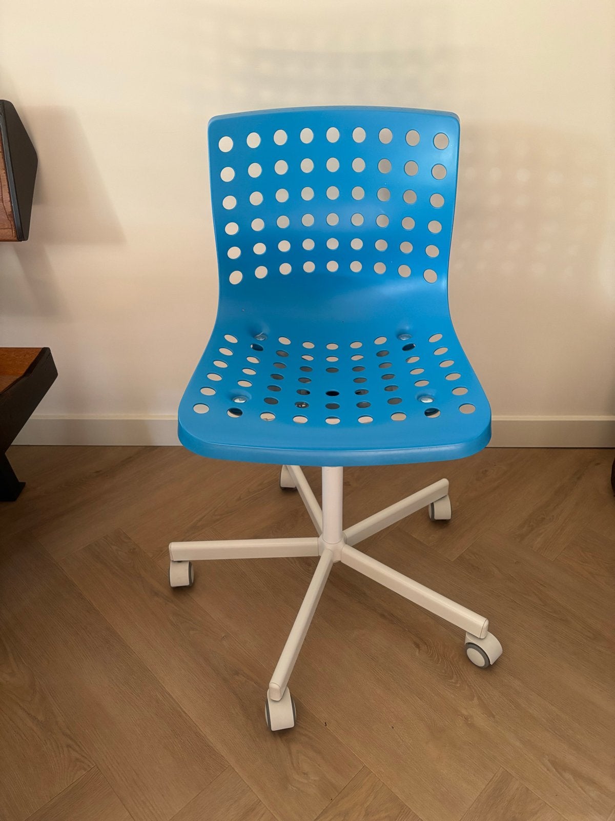 IKEA bureaustoel in goede staat, Ophalen, Gebruikt, Blauw, Bureaustoel