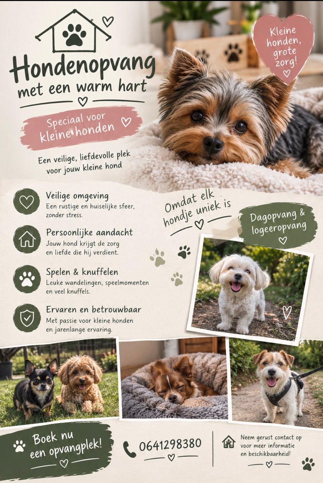 Honden Opvang, Eén persoon