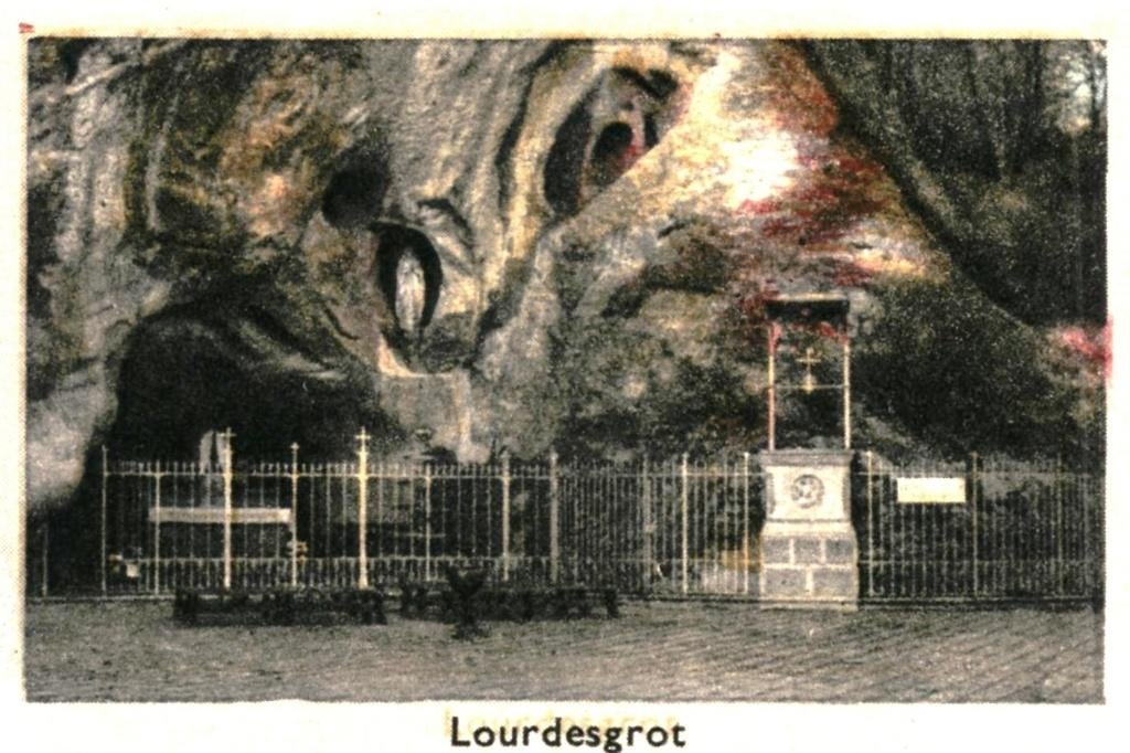 914366 Valkenburg Limburg 1950 Gelopen met postzegel, Ophalen of Verzenden, 1940 tot 1960, Gelopen, Limburg
