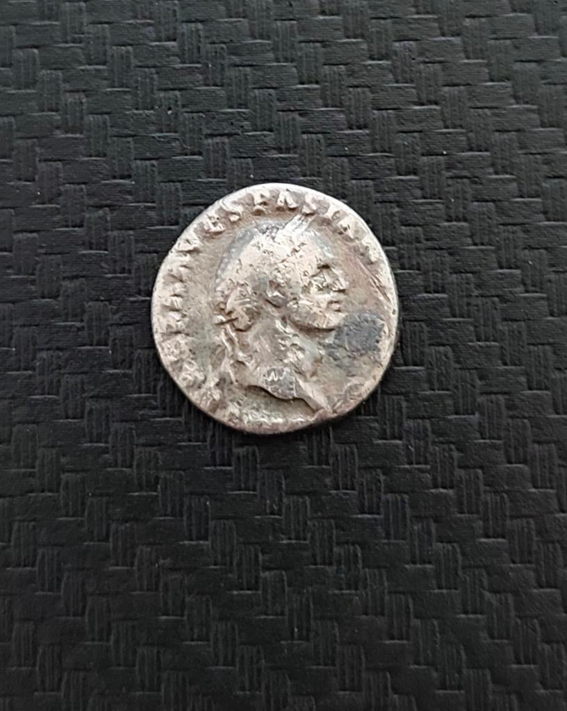 Zilveren Denarius van Keizer Vespasianus (69-79 n.Chr.), Ophalen of Verzenden, Losse munt, Zilver