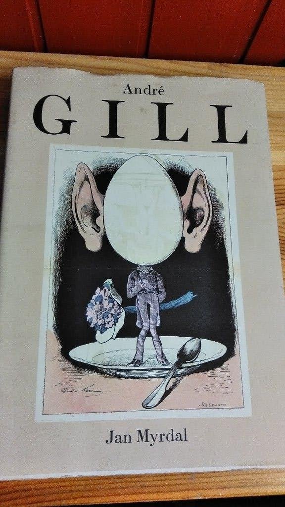 André Gill, Gelezen, Verzenden, Jan Myrdal, Grafische vormgeving