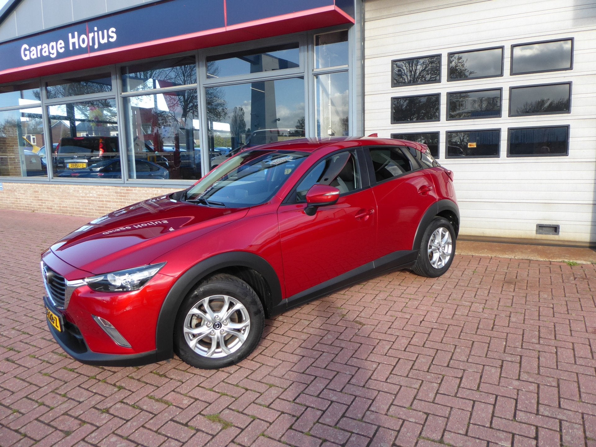 Mazda CX-3 2.0 SkyActiv-G 120 SkyLease+ NAVI, CLIMA, CRUISE,, Auto's, Voorwielaandrijving, 1998 cc, Stof, Gebruikt