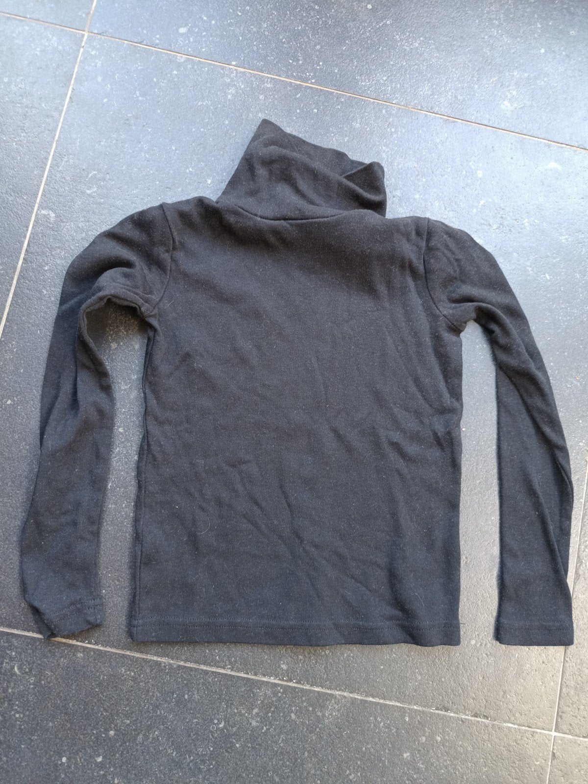 Zwarte ski pully maat 128, Ophalen of Verzenden, Gebruikt, Jongen of Meisje, Shirt of Longsleeve