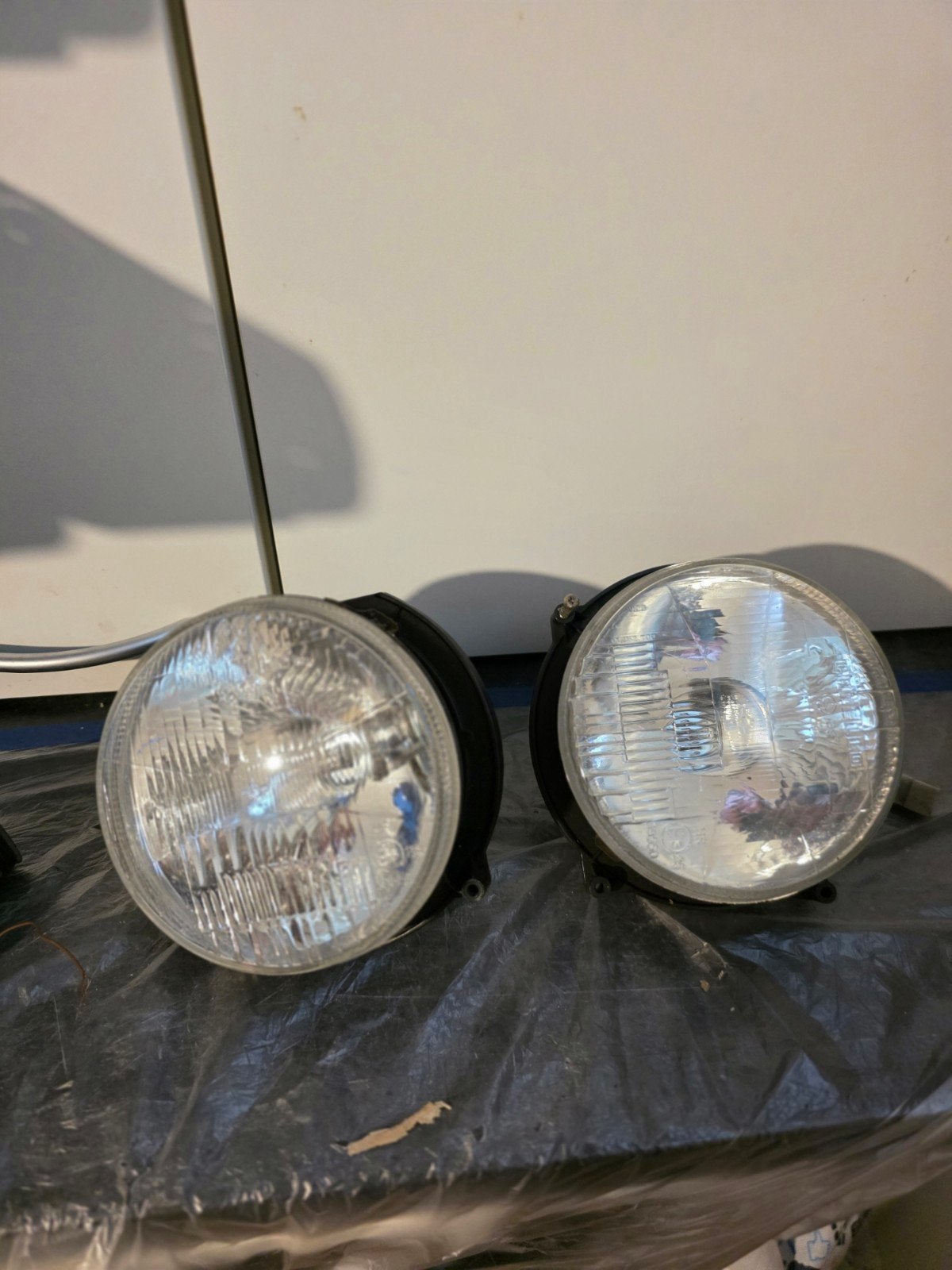 Koplampen set links en rechts voor Golf 2 MK3, Auto-onderdelen, Ophalen of Verzenden, Gebruikt, Volkswagen