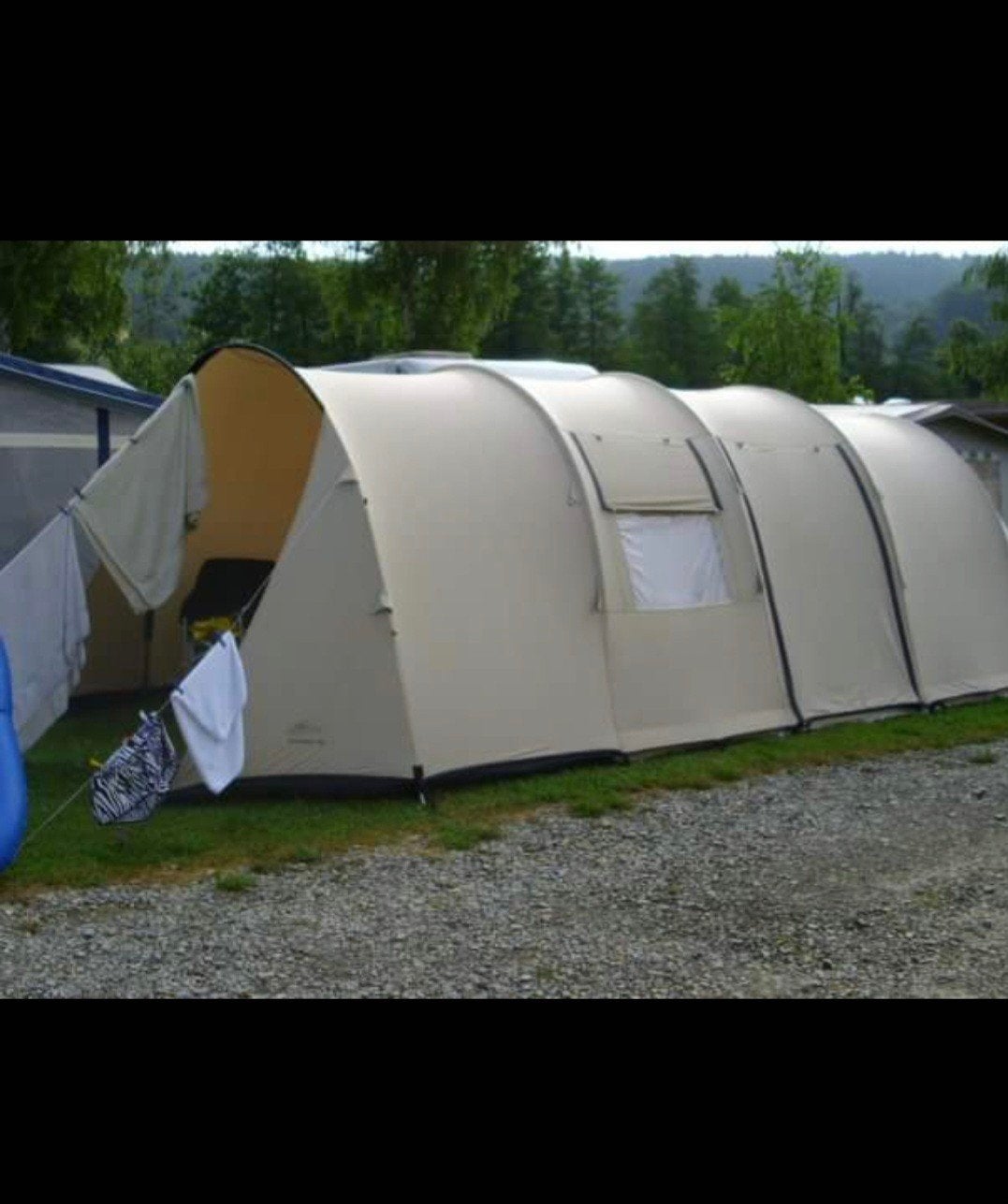 4 persoons tunnel tent, Caravans en Kamperen, Tenten, Ophalen, Gebruikt