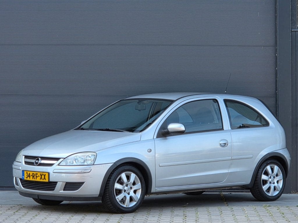Opel Corsa 1.4-16V Full Rhythm nap automaat, airco!, Auto's, Opel, Automaat, 450 kg, Gebruikt, 31 €/maand