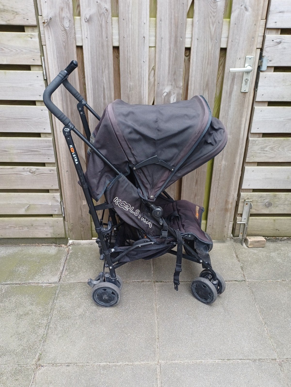 Zwarte koelstra buggy simba T4, Kinderen en Baby's, Buggy's, Ophalen, Gebruikt, Koelstra