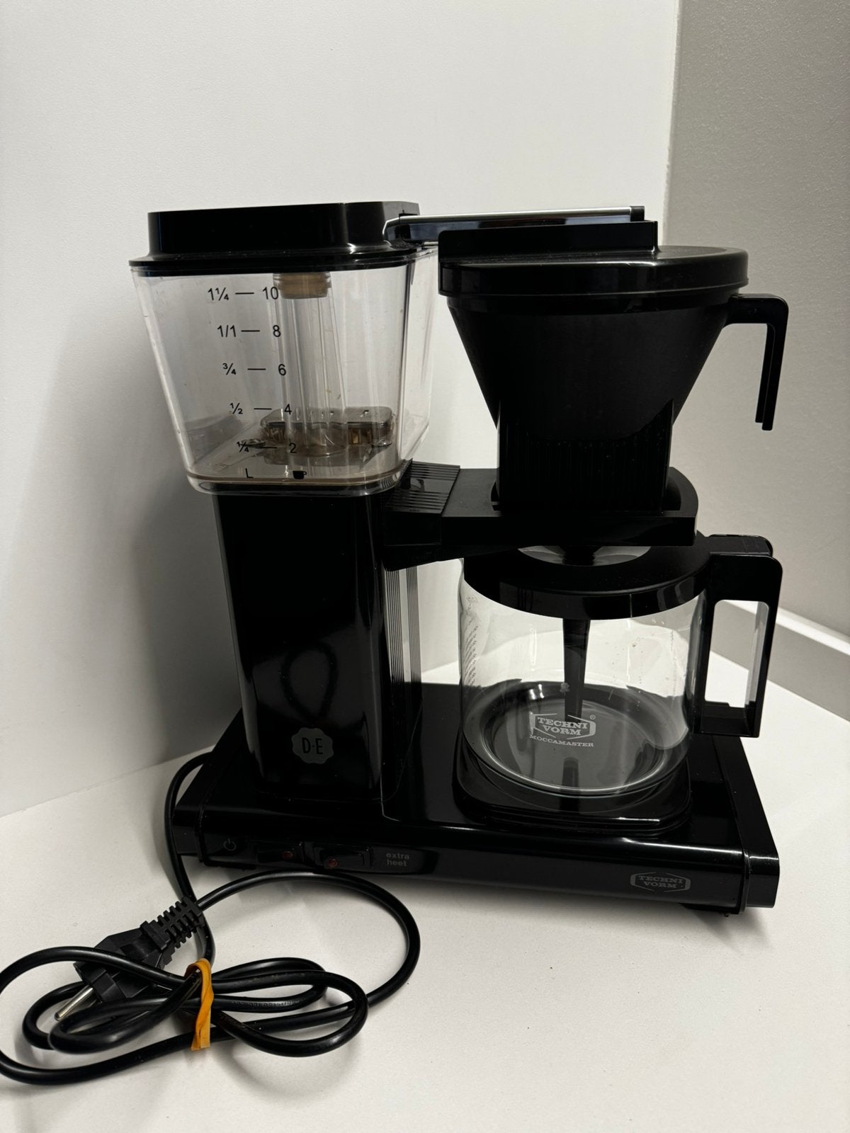 D.E.Technivorm Moccamaster Select filterkoffiezet., 4 tot 10 kopjes, Ophalen of Verzenden, Zo goed als nieuw, Koffiemachine