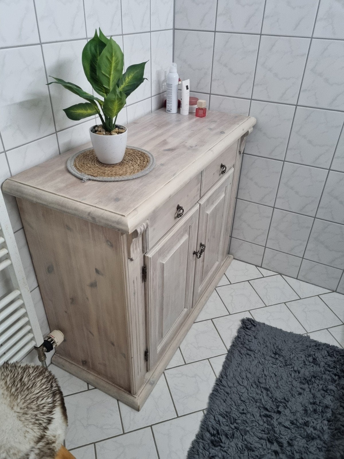 Landelijk dressoir/kastje met lades en deuren, Huis en Inrichting, Ophalen, Gebruikt, 100 tot 150 cm, Landelijk