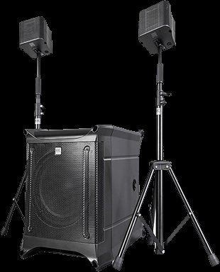 HK Audio Lucas Nano 602 – Complete Pro Set + Pole & Trolley, Inclusief kabels, Overige typen, Zo goed als nieuw, Ophalen