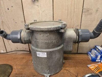 Brons verchroomde koelwaterfilter 2-1/2, Niet ingevuld, Gebruikt, Niet ingevuld, Niet ingevuld