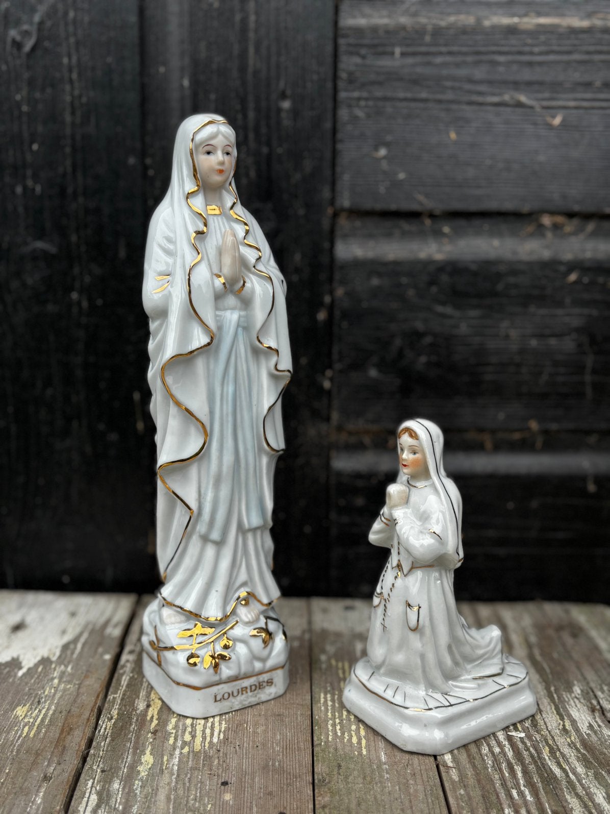 Heilige Maria van Louders & Heilige Bernadette, Antiek en Kunst, Ophalen of Verzenden
